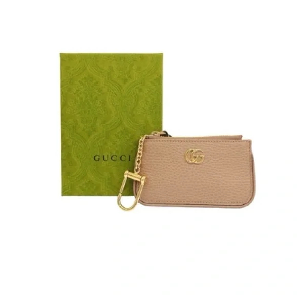 NEW GUCCI 2022 Marmont textured leather coin purse - Picture 7 of 8